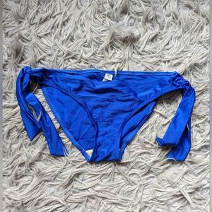 Bathing Suit Bottom Tie Side Brief - Reef Blue